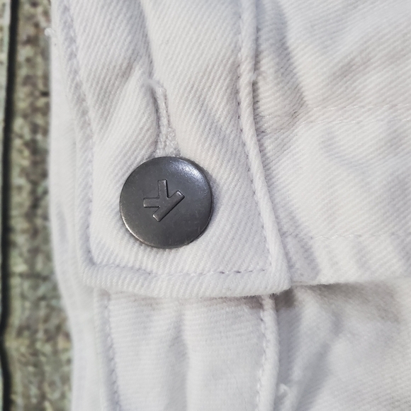 Kidpik Denim White with Purple Sequin Stripe Skirt - Picture 6 of 10